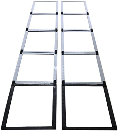 TB12 Professional Agility Ladder (Set of 2) – Institutional Quality Training Ladder, Fitness Ladder, Safe and Portable for Athletic Training, Football, Soccer, Improve Speed, Footwork, and Agility