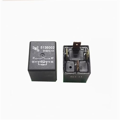 Relé 12V DCV12 5136002-012(1)-1H de 4 pines miniatura para conmutación de potencia