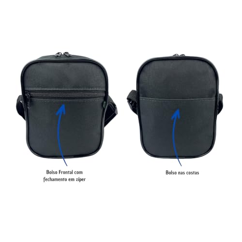 Shoulder Bag Mini Bolsa Tiracolo Alça De Ombro Transversal Preto ART MANIA