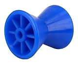MAMDAFAON Boat Trailer Roller Parts–Sturdy Bow Roller and Stop,3Inch / 4Inch Boat Trailer Roller with Spoke Fits 1/3