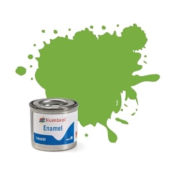 Humbrol 14ml No. 1 Tinlet Enamel Paint 38 (Lime Gloss)