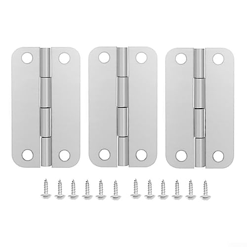 3PCS Cooler Hinges & Screws Stainless Steel Replacements For Igloo Cooler Parts Cooler Replacement Parts (with Screws)