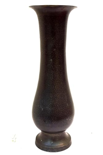 Benares Souvenirs Hand Crafted Pure Brass Flower Vase for Home