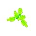 Produktbild LEGO 5 x Lego Bionicle Licht Stein Kappe transparent bright hell grün mit Stecker Lampen Auge Set 41130 41145 76052 75827 10245 10254 41078 44029 58176