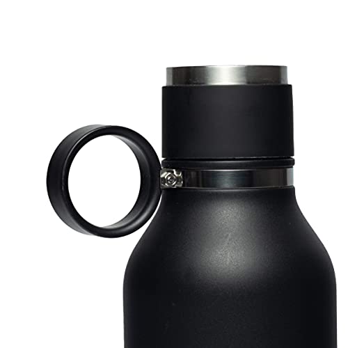 Asobu Dog Bowl Attached to Stainless Steel Insulated Travel Bottle for Human 33 Ounce (Black)… - Image 5