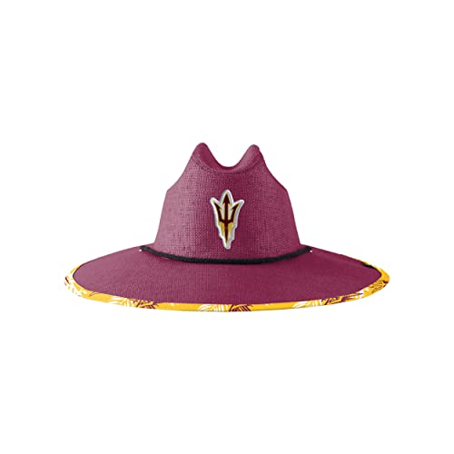 Image of FOCO Arizona State Sun Devils NCAA Team Color Straw Hat