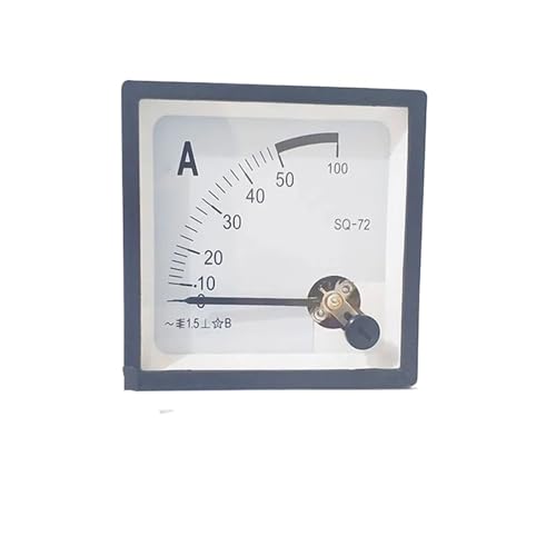 Ampèremètre analogique SQ-72 cadran 72x72 mm pour mesure de courant 200A 5A
