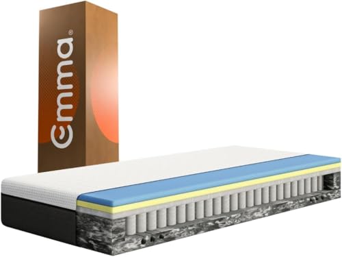 Emma Hybrid Premium - Colchón 150x200, Colchón Híbrido de Muelles Ensacados y Viscoelástica, Firmeza Media, 100 Noches de Prueba, Colchones Nº1 de España, 25 cm de Altura, 10 Años de Garantía