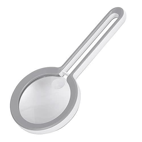 Funien Lupa Dupla Lente 10X e 5X Lupa Portátil Lente de Lupa Grande Diâmetro para Leitura Inspeção T