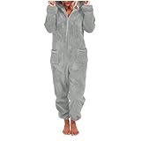【 Capuche Zippée et Coupe Ample, Confort et Style Alliés】Le pyjama pilou pilou femme combinaison est doté d’une capuche zippée à la fois mignonne et chaude, facilitant grandement l’enfilage et le retrait. Sa coupe ample et confortable offre une grande liberté de mouvement, adaptée à toutes les morphologies. En tant que pyjama polaire femme et onesie femme, il préserve à la fois style et confort, idéal pour se détendre à la maison ou effectuer des tâches ménagères légères.