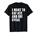Ich will essen und Einrad Funny Butt Toys T-Shirt