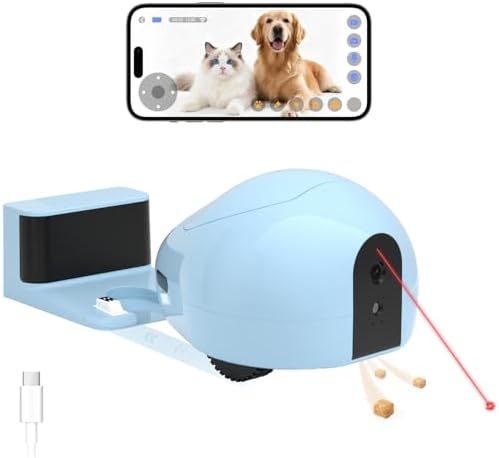 Cat Camera with Interactive Pointer Toy — main product photo from Amazon listing (ASIN B0DC4MNH6V)