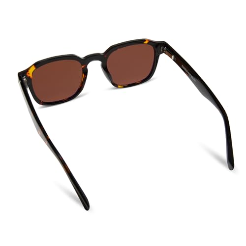 Image of KIAURA Lautner Premium UV400 Polarized Sunglasses, XL & Original Sizes, Shape Memory Acetate Frames, Scratch-Resistant Lenses