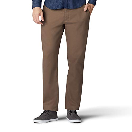 Lee Men's Performance Series Extreme Comfort Relaxed Pant, Mushroom, 36W x 30L
