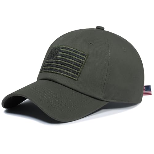 Image of American Flag Hat, Adjustable Fit USA Baseball Cap for Men Women, Dad Hats, Outdoor Ball Caps for Casual Wear