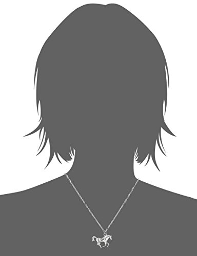 Horse Necklace | Silver Galloping Pendant | My Little Pony | Premium Rhodium Plating | Birthday or Christmas Gift for Girls2