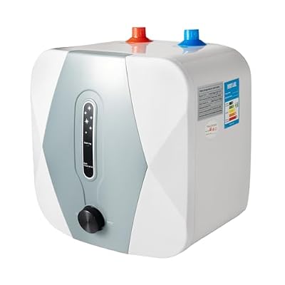 Ageanbri Under Sink Instant Water Heater 2.11 Gallons Electric Mini Tank Water Heater 110V 1500w Kitchen RV Trainer Compact Storage Heaters Wall or Floor Mounted