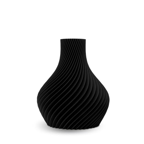 NATUMO Design 3D Vase Kunststoff „Bulba“– bruchsichere Blumenvase...