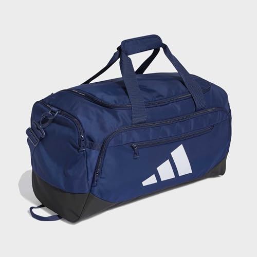 adidas Mixte Training Defender Duffle Bag Small Duffel Bag, Dark Blue/White, One Size – vue 3