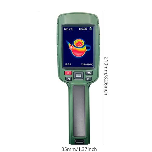Imageur thermique haute résolution 25 Hz pour détection précise de -20 °C à 400 °C