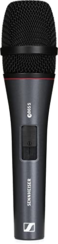 Sennheiser E865S micro statique supercardioïde à interrupteur contre les larsens