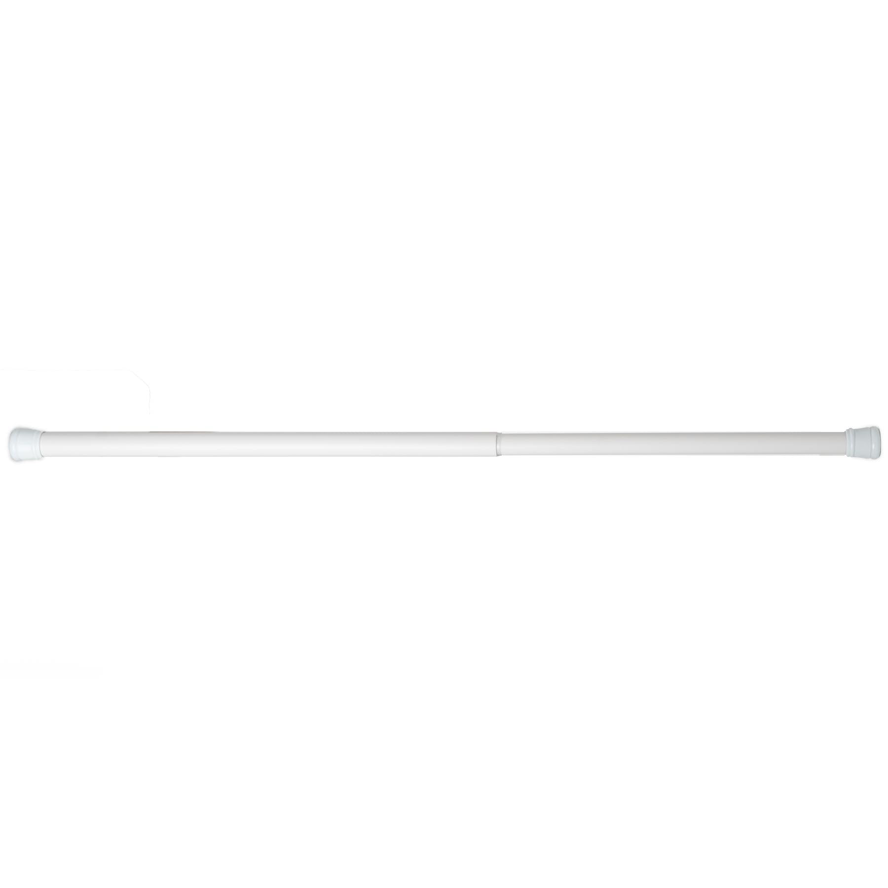 IANPAV Telescopic Net Curtain Pole 140-260cm - No Drill Spring Tension Rod - For Kitchen, Bathroom, Bedroom, Living Room - White