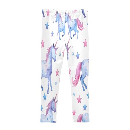 Toddler Girls Leggings Printed Yoga Pants Leggings Cute Watercolor Unicorn for Kids2