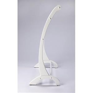 Mastercraftedglossyblanketstandinwhite Urban Country Home Decor Mastercrafted glossy blanket stand in white urban country home decor