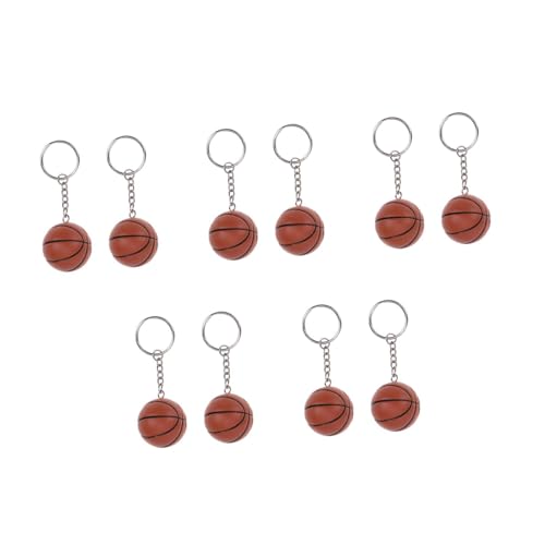 Porte-clés de sport pour ne plus perdre ses clés : lot 10 pendentifs basket Mipcase