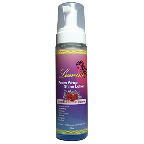 lumini Lumini World, Camellia & Rose infused Foam Wrap Shine Lotion 7.1 oz