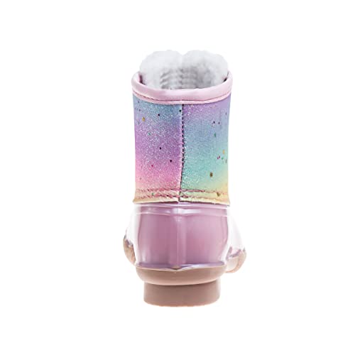 Josmo Unisex-Child Girls Winter Outdoor Snow Rain Lace-up Duck Boots3