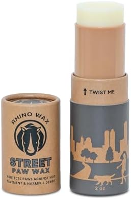 Dog Paw Street Wax 2oz - Use Before Taking Dogs on Hot Streets or...