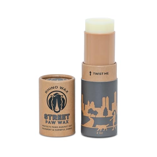 Dog Paw Street Wax 2oz - Use Before Taking Dogs on Hot Streets or...
