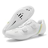 Semelle : nos chaussures de cyclisme pour hommes et femmes avec semelles antidérapantes sont légères et respirantes, parfaites pour le cyclisme sur route.