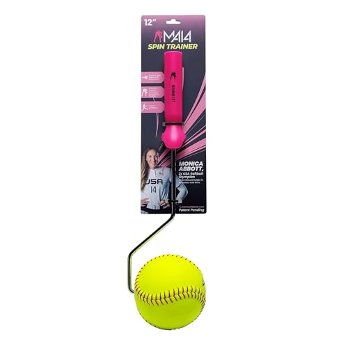 MA14 Spin Trainer - Softball Pitching Trainer for Girls Softball Patent Pending Design Youth Softball Training Equipment to Improve Softball Pitching (Standard 12 Inch)