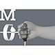 Wera ’05023359001 454 Imperial HF Quergriff-Sechskantschraubendreher Hex-Plus, 1/8 x 150 mm