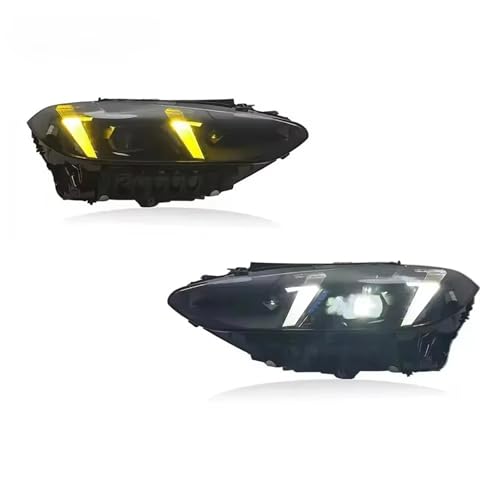 �w�b�h�����v Compatible With For 4 Series G22 G82 2020 2021 2022 2023 2024 �w�b�h�����v �C�G���[���z���C�g DRL�V�O�i�� �v���W�F�N�^�[�����Y �I�[�g�A�N�Z�X 2�Z�b�g