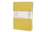 Moleskine Volant Notebook (Set of 2 ), Extra Large, Ruled, Orange Yellow, Cadmium Orange, Soft Cover (7.5 x 10)