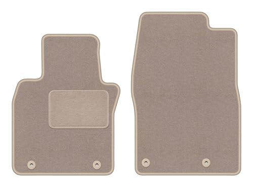 Alfombrillas de terciopelo beige para Mazda 3 IV evitan manchas en el suelo del hatchback juego de 2