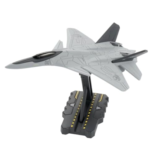 Avión militar de colección con soporte decorativo predolo maqueta pintada