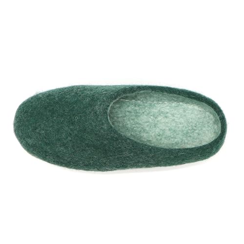 Image of Nootkas Felted Merino Wool 'Astoria' Mule House Slipper for Men and Women