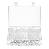 MFUSUL 600 Stück JST XH Stecker Kit,2,54 mm Metall Pin Verbinder,2.54MM 2/3/4/5/6/7/8 Pin Männlich Weiblich Gehäuse,JST-XH Buchsenstecker Platinenstecker