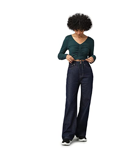 Image of ONLY Women's Polyester Blend Slim Fit Top