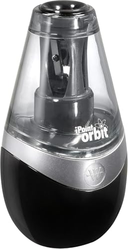 Taille-crayon sans fil Westcott iPoint Orbit noir électrique et portable - 7