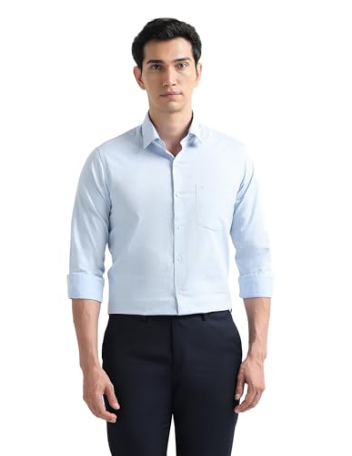 Image of Arrow Checked Slim Fit Mens Formal Shirt - Cotton, Breathable & Comfortable, Full Sleeves Shirts for Men