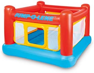 Intex Inflatable Jump-O-Lene Playhouse Trampoline Bounce House for Kids Ages 3-6 Pool Red/Yellow, 68-1/2" L x 68-1/2" W x 44" H 2 31POpjbXmdL. AC