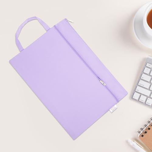 3 Bolsas Cierre A4 Impermeables de Gran Capacidad para Proteger Documentos 5