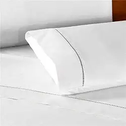 Jogo de Lençol De Berço 02 Peças Percal Algodão 200 Fios (Branco.)