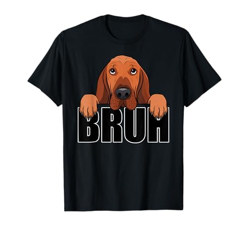 Bloodhound Bruh Funny Cute Dog Lover Men Boys Kids T-Shirt