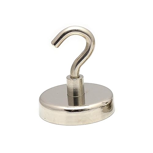 TERNCOEW Hooks Strong Neodymium Magnet Hook Perfect for Refrigerator and Other Surfaces Heavy Duty Hooks for Hanging, youth large / 11-13